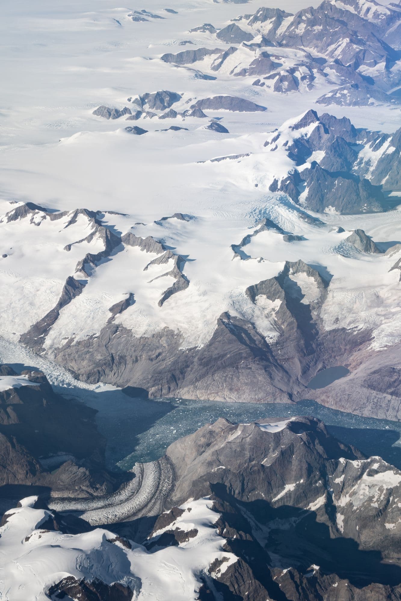 Greenland from 30,000 ft — photo 12