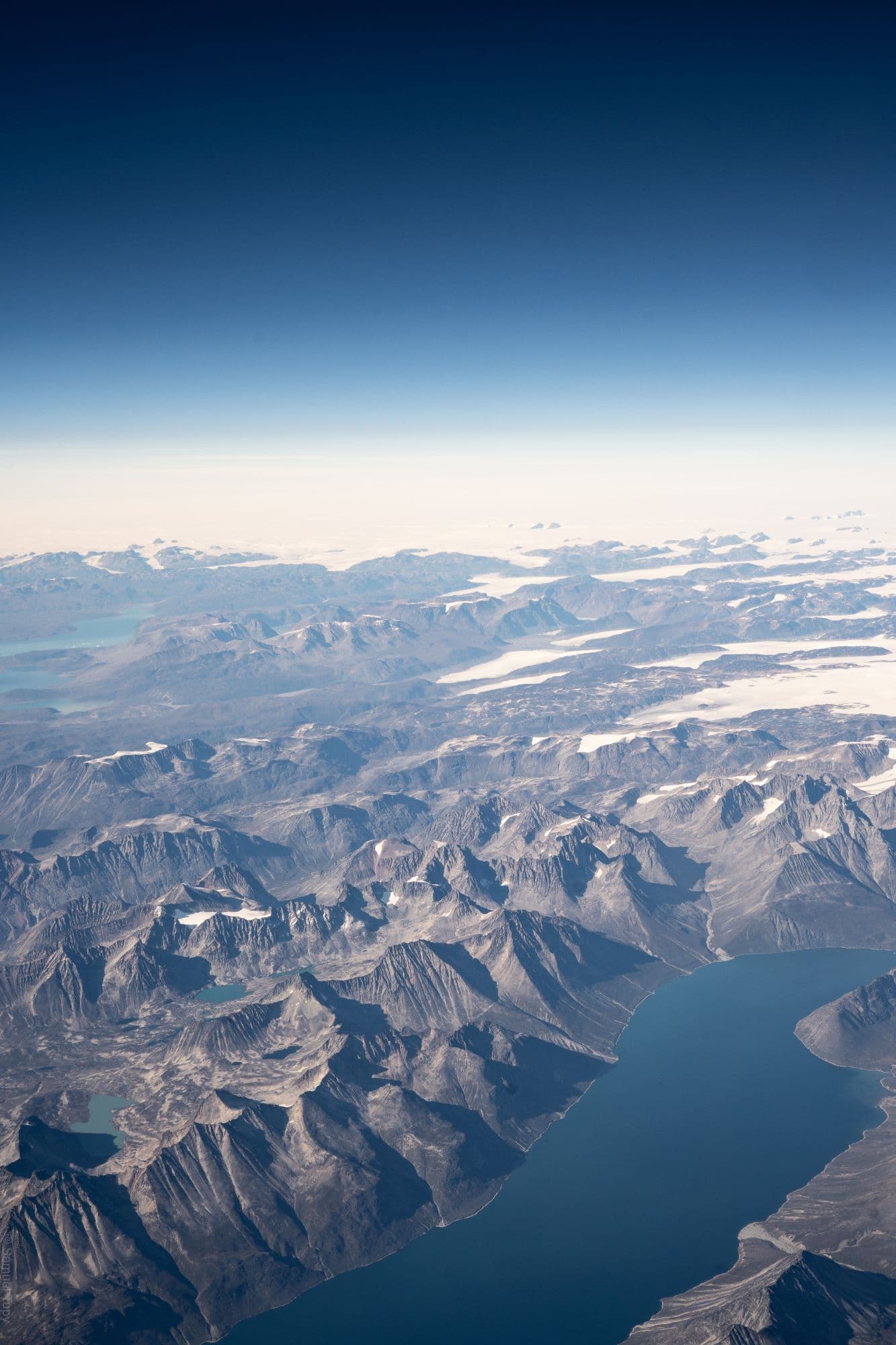 Greenland from 30,000 ft — photo 22