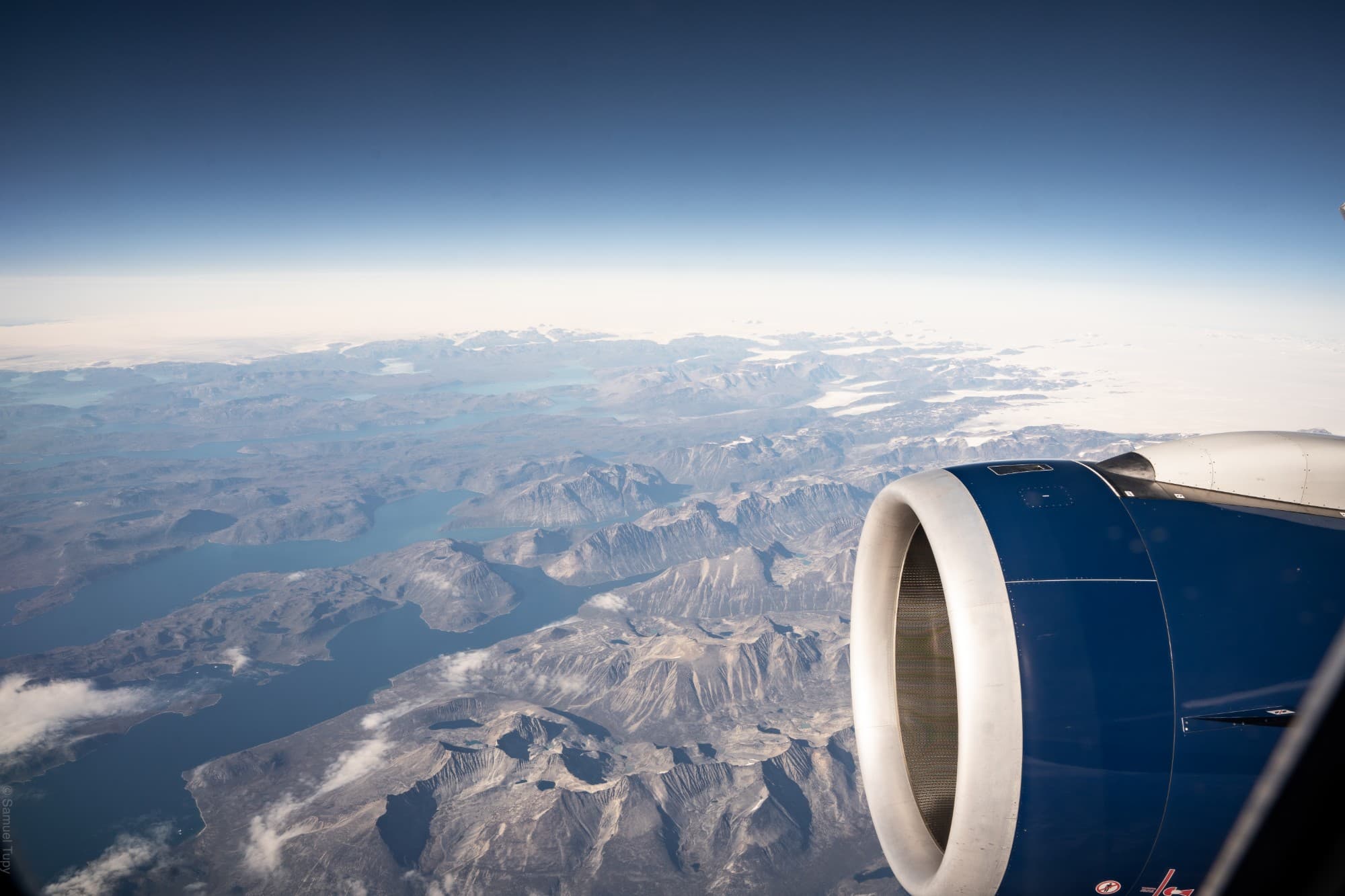 Greenland from 30,000 ft — photo 23